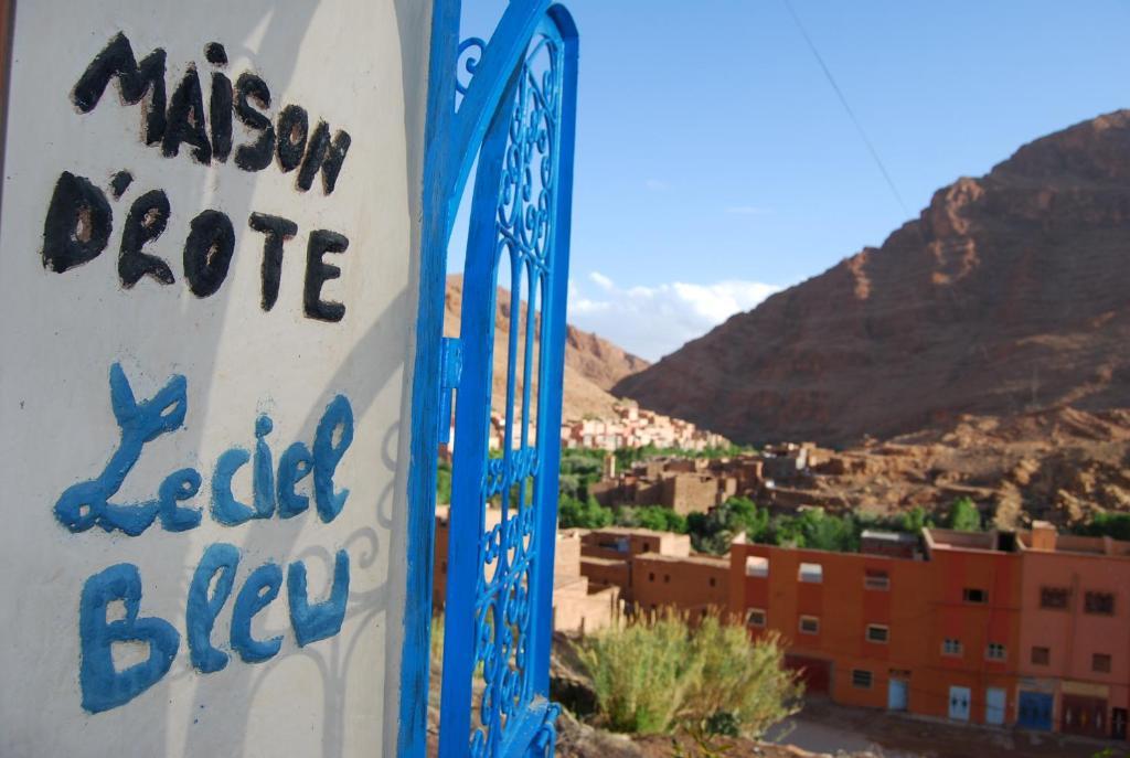 Maison D'Hotes Le Ciel Bleu Tinghir Exteriör bild